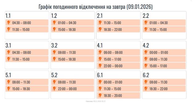 С графиками и экстренно: как сегодня выключают свет по всей Украине